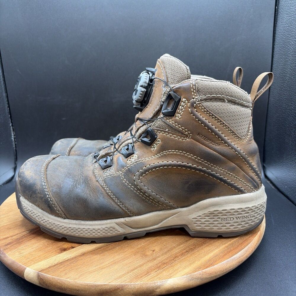 Red Wing 2459 BOA Work Boots Women Size 8.5 D Waterproof Steel Toe EH SR Vibram